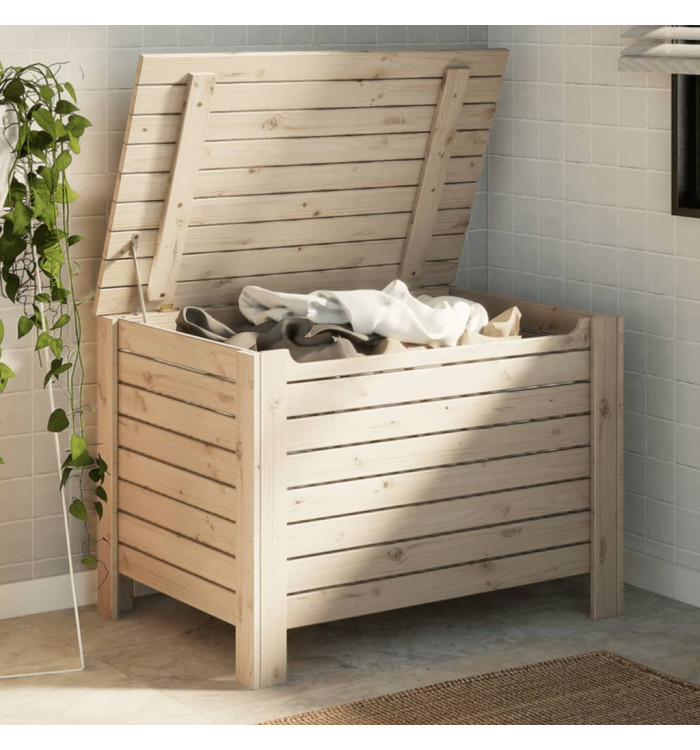 Boîte de rangement avec couvercle RANA bois massif de pin | Mobilier & Déco
