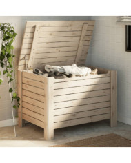 Boîte de rangement avec couvercle RANA bois massif de pin | Mobilier & Déco