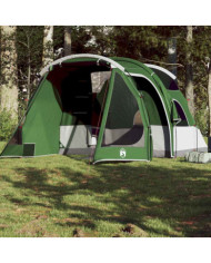Tente de camping tunnel 4 personnes vert imperméable | Mobilier & Déco