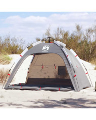Tente de plage 2 personnes gris libération rapide imperméable | Mobilier & Déco