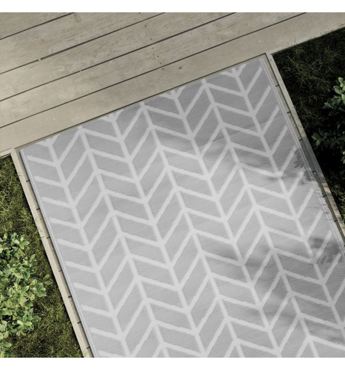 Tapis d'extérieur ARAKIL Gris 120x180 cm PP | Mobilier & Déco