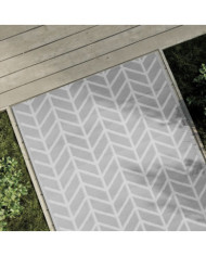 Tapis d'extérieur ARAKIL Gris 120x180 cm PP | Mobilier & Déco