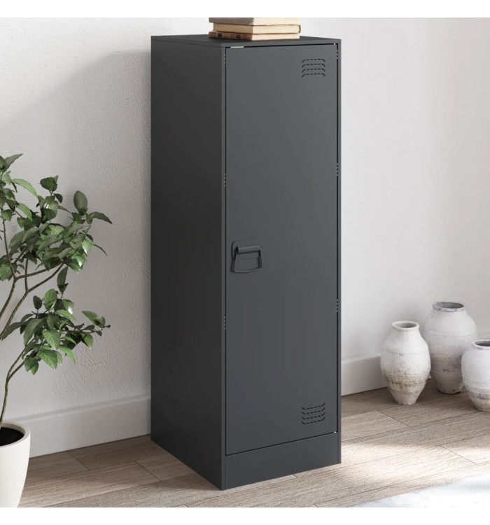 Buffet anthracite 34,5x39x107 cm acier | Mobilier & Déco