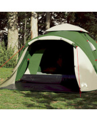 Tente de camping à dôme 3 personnes vert libération rapide | Mobilier & Déco