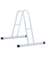 Support de vélo au sol autoportant pour 1 vélo acier galvanisé | Mobilier & Déco