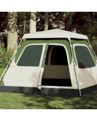 Tente de camping à dôme 4 personnes vert libération rapide | Mobilier & Déco