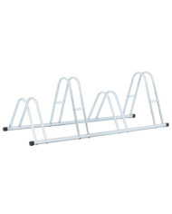 Support de vélo au sol autoportant pour 4 vélos acier galvanisé | Mobilier & Déco