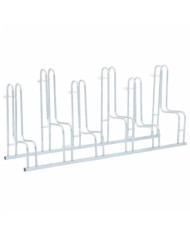 Support de vélo au sol autoportant pour 6 vélos acier galvanisé | Mobilier & Déco