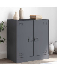 Buffet anthracite 67x39x73 cm acier | Mobilier & Déco