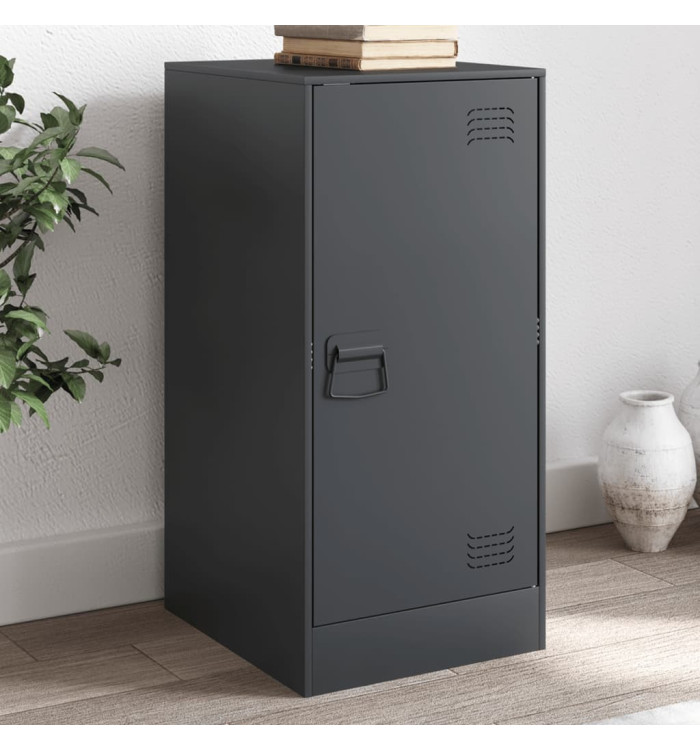 Buffet anthracite 34,5x39x73 cm acier | Mobilier & Déco