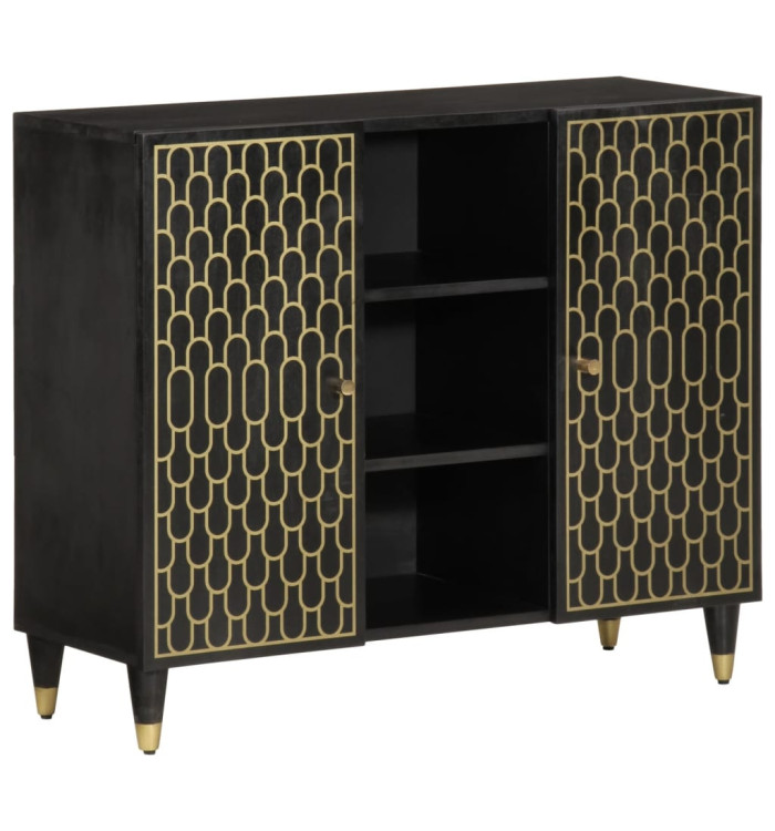 Armoire latérale 90x33x75 cm bois massif de manguier | Mobilier & Déco