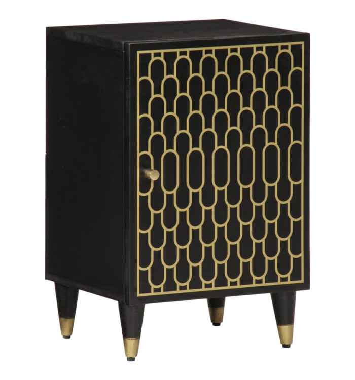 Armoire de salle de bain 38x33x58 cm bois massif de manguier | Mobilier & Déco