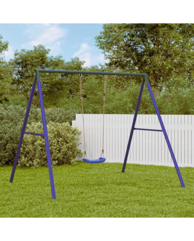 Cadre de balançoire extérieur et 2 crochets de suspension acier | Mobilier & Déco