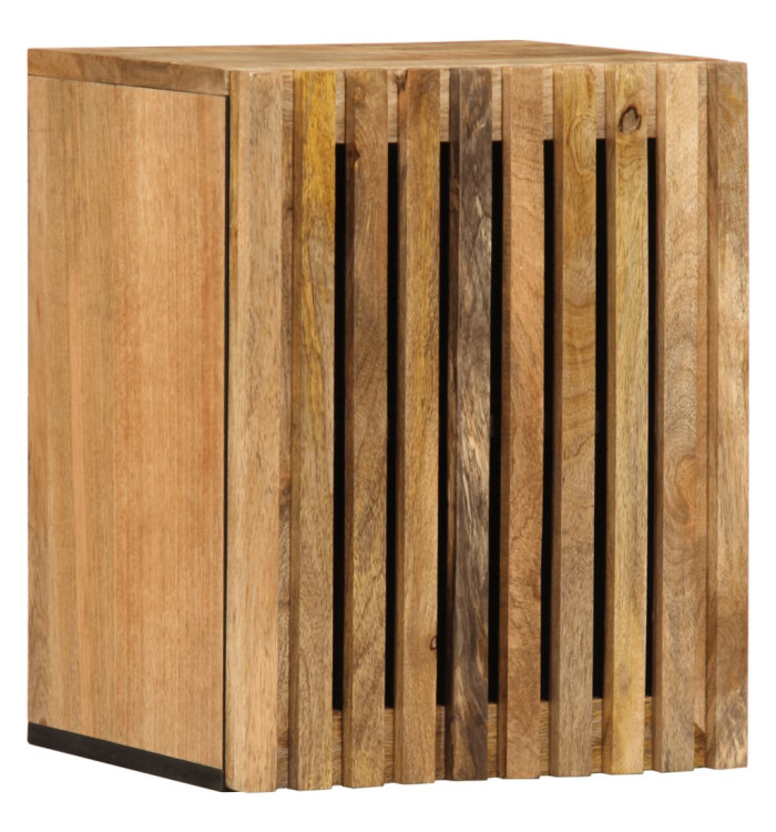 Armoire murale de salle de bain 38x34x48cm manguier massif brut | Mobilier & Déco