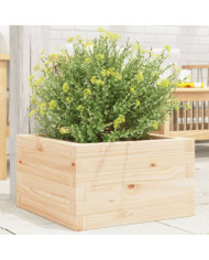 Jardinière 40x40x23 cm bois de pin massif | Mobilier & Déco