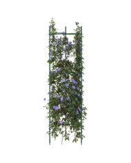 Cage à tomates 2 pcs 116 cm acier et PP | Mobilier & Déco