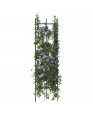 Cages à tomates 6 pcs 116 cm acier et PP | Mobilier & Déco