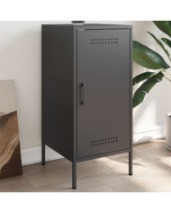 Buffet noir 36x39x79 cm acier | Mobilier & Déco
