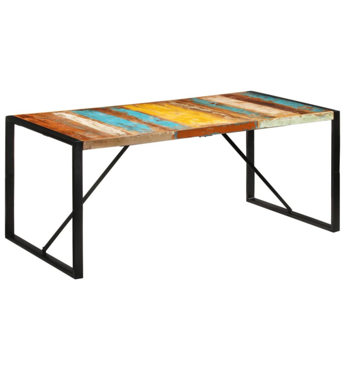 Table à manger 175x90x76 cm bois massif de récupération | Mobilier & Déco