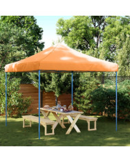 Tente de réception pliable escamotable orange 292x292x315 cm | Mobilier & Déco