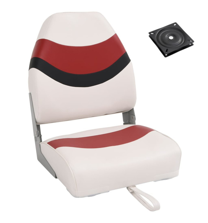 Ensemble de sièges de bateau pliables lot de 2 dossier haut | Mobilier & Déco