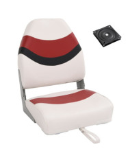 Ensemble de sièges de bateau pliables lot de 2 dossier haut | Mobilier & Déco