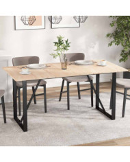 Dessus de table 3 pcs 80x53x1,7cm rectangulaire bois pin massif | Mobilier & Déco