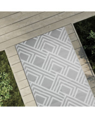 Tapis d'extérieur ARAKIL gris 80 x 150 cm PP | Mobilier & Déco
