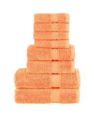 Ensemble de serviettes de qualité supérieure SOLUND 8pcs orange | Mobilier & Déco