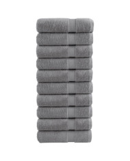 Essuie-mains de qualité supérieure SOLUND 10 pcs gris 600 g/m² | Mobilier & Déco