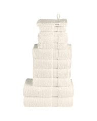 Ensemble de serviettes de qualité supérieure SOLUND 12pcs crème | Mobilier & Déco