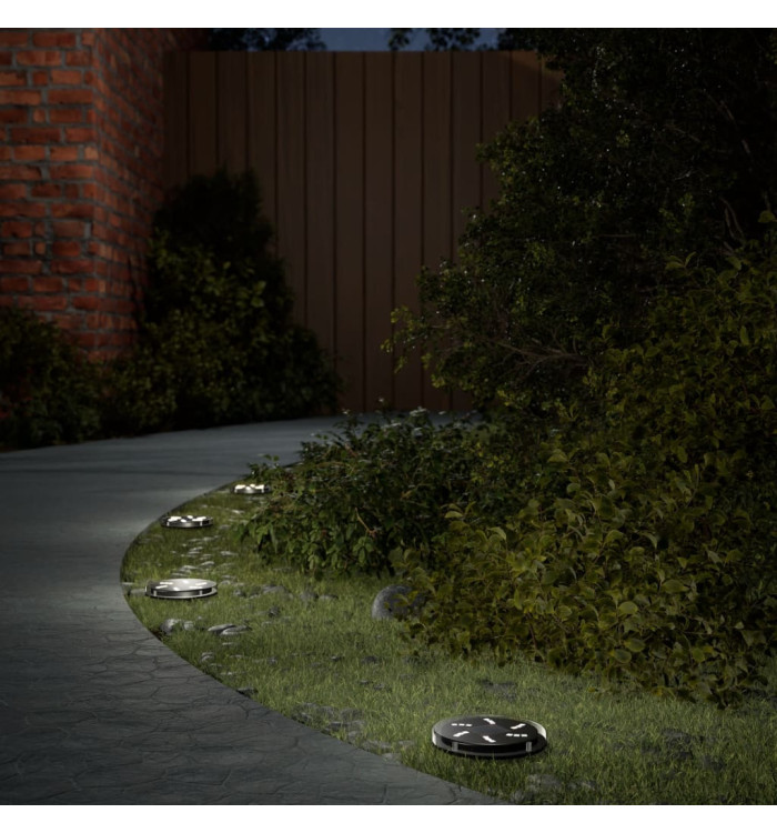 Lampes solaires de sol et piquets de sol extérieur 12 pcs | Mobilier & Déco