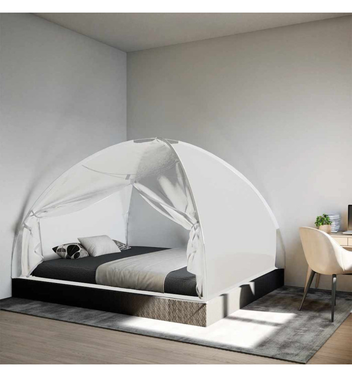 Moustiquaire mongole avec portes 220 maille blanc 200x180x135cm | Mobilier & Déco