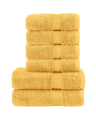Ensemble de serviettes de qualité supérieure SOLUND 6 pcs doré | Mobilier & Déco