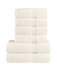 Ensemble de serviettes de qualité supérieure SOLUND 6 pcs crème | Mobilier & Déco