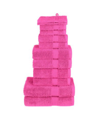 Ensemble de serviettes de qualité supérieure SOLUND 12 pcs rose | Mobilier & Déco