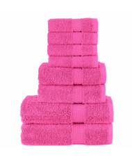 Ensemble de serviettes de qualité supérieure SOLUND 8 pcs rose | Mobilier & Déco