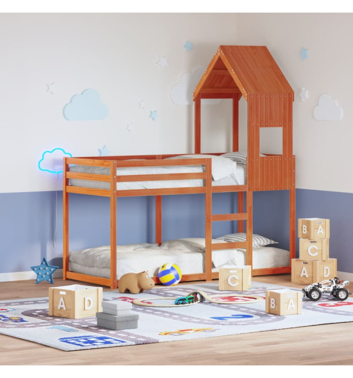 Toit de lit pour enfants 55x99x139,5 cm bois de pin massif | Mobilier & Déco
