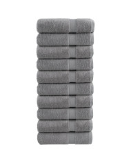 Serviettes de bain de qualité supérieure SOLUND 10 pcs gris | Mobilier & Déco