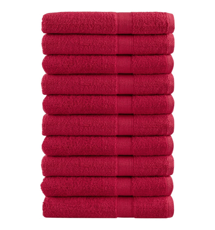 Serviettes de qualité supérieure SOLUND 10 pcs rouge 600 g/m² | Mobilier & Déco