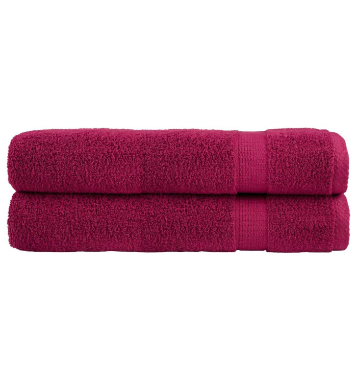 Serviettes de qualité supérieure SOLUND 2 pcs bordeaux 600 g/m² | Mobilier & Déco