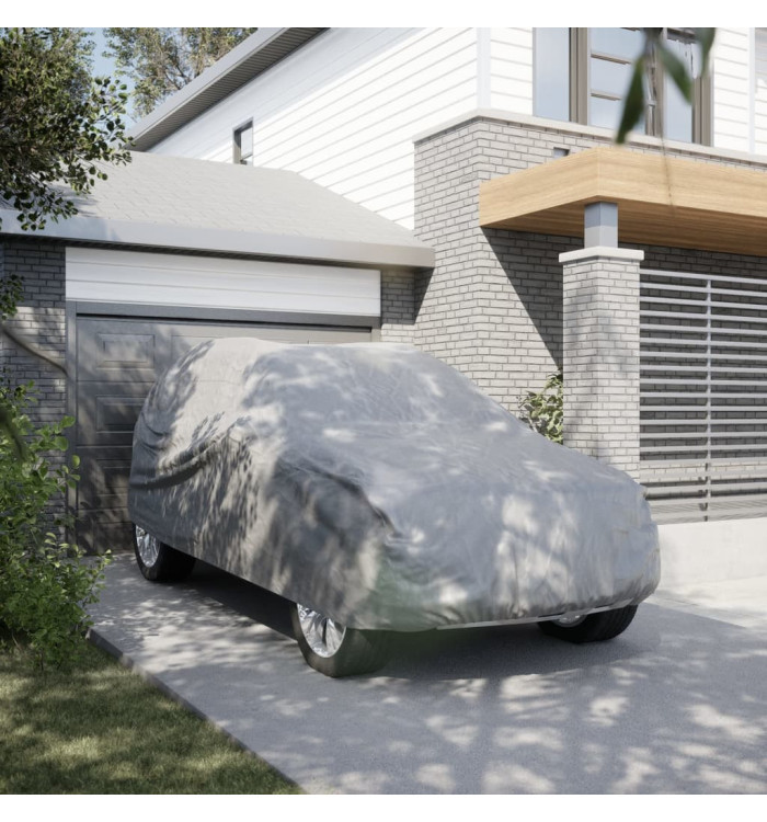 Housse de voiture SUV complète gris L tissu non tissé | Mobilier & Déco