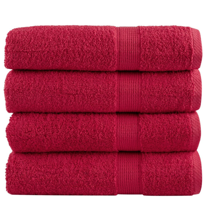 Serviettes de bain de qualité supérieure SOLUND 4 pcs 600g/m² | Mobilier & Déco
