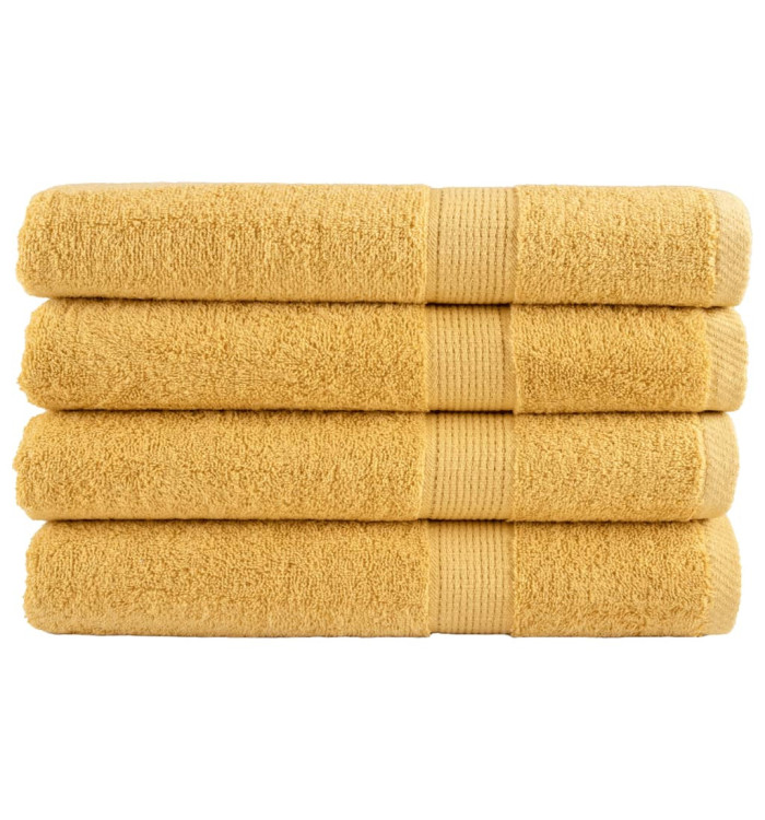 Serviettes de qualité supérieure SOLUND 4 pcs doré 600 g/m² | Mobilier & Déco