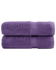 Essuie-mains de qualité supérieure SOLUND 2 pcs violet 600 g/m² | Mobilier & Déco