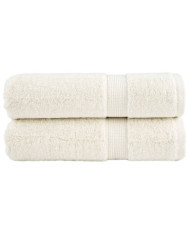 Serviettes de douche de qualité supérieure SOLUND 2 pcs crème | Mobilier & Déco