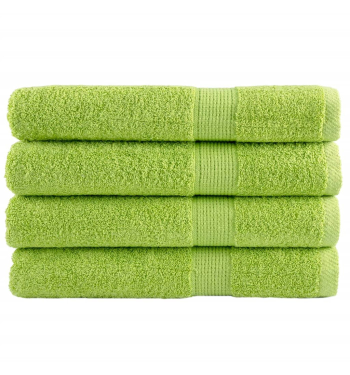 Serviettes de qualité supérieure SOLUND 4 pcs vert pomme | Mobilier & Déco