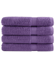Serviettes de qualité supérieure SOLUND 4 pcs violet 600 g/m² | Mobilier & Déco
