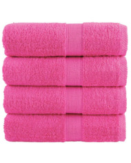 Serviettes d'invité de qualité supérieure SOLUND 4 pcs rose | Mobilier & Déco