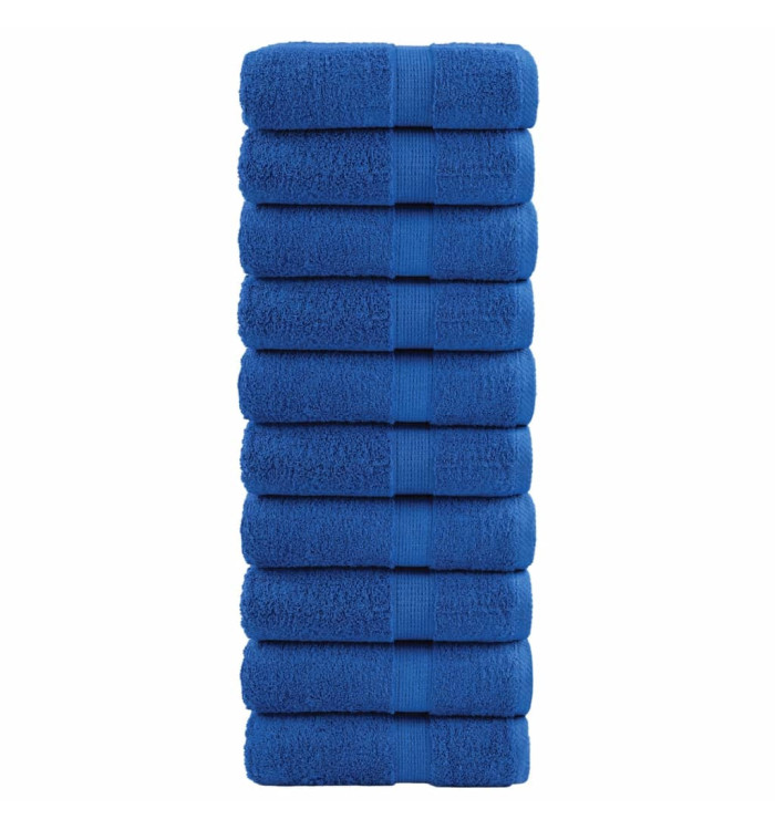 Serviettes d'invité de qualité supérieure SOLUND 10 pcs bleu | Mobilier & Déco